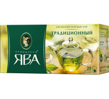 Чай зеленый ПРИНЦЕССА ЯВА Традиционный, 25пак, Россия, 25 пак
