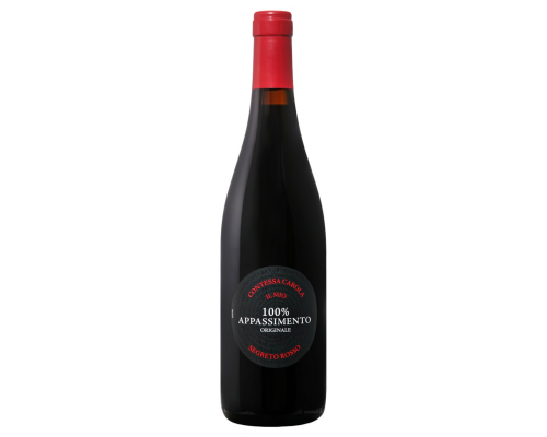 Вино APPASSIMENTO SEGRETO ROSSO Апулия красное полусухое, 0.75л, Италия, 0.75 L