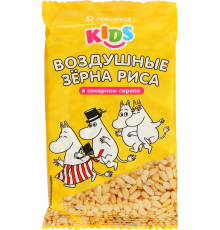 Воздушные зерна риса ЛЕНТА KIDS Муми-тролли, в сахарном сиропе, 30г, Россия, 30 г