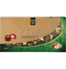 Конфеты DOLCE ALBERO из темного шоколада с цельным лесным орехом, 200г, Россия, 200 г