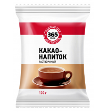Какао-напиток растворимый 365 ДНЕЙ, 100г, Россия, 100 г