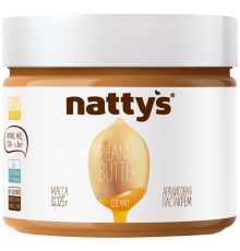 Паста арахисовая NATTYS Creamy с медом, 325г, Россия, 325 г