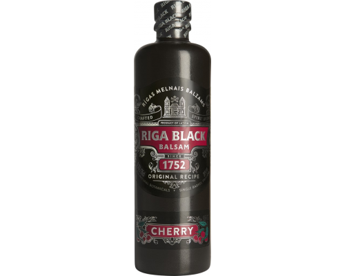 Бальзам RIGA BLACK со вкусом вишни, 30%, 0.5л, Латвия, 0.5 L