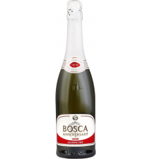 Напиток безалкогольный BOSCA Anniversary сильногазированный белый полусухой, 0.75л, Литва, 0.75 L