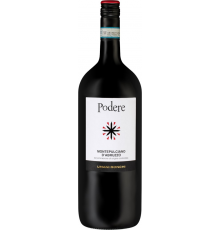Вино PODERE Монтепульчано д'Абруццо красное сухое, 1.5л, Италия, 1.5 L