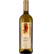 Вино ARETINOTipici Toscana Bianco Тоскана выдержанное белое сухое, 0.75л, Италия, 0.75 L