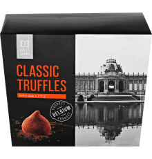 Конфеты DOLCE ALBERO Трюфели классические extra dark в какао обсыпке, 175г, Бельгия, 175 г