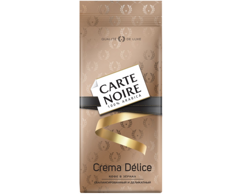 Кофе зерновой CARTE NOIRE Crema D?lice жареный натуральный, 230г, Россия, 230 г