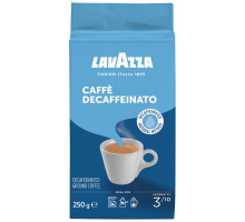 Кофе молотый LAVAZZA Caffe Decaffeinato натуральный, 250г, Италия, 250 г