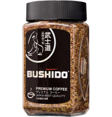 Кофе растворимый BUSHIDO Black Katana сублимированный, ст/б, 100г, Швейцария, 100 г