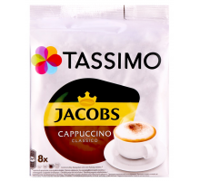 Напиток кофейный в капсулах TASSIMO Jacobs Cappuccino, 8кап, Германия, 8 кап