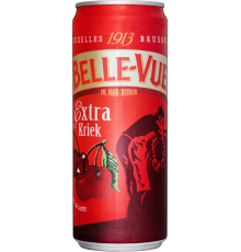 Напиток пивной BELLE VUE Kriek extra пастеризованный, 4,1%, ж/б, 0.33л, Бельгия, 0.33 L
