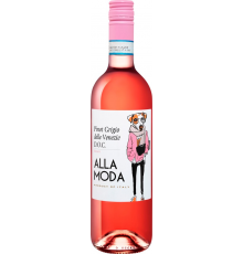 Вино ALLA MODA Пино Гриджио Розато Делле Венецие Венето розовое  сухое, 0.75л, Италия, 0.75 L