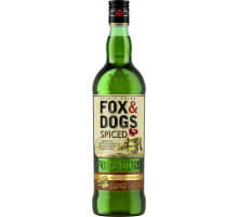 Настойка полусладкая FOX&DOGS Spiced на основе виски 35%, 0.7л, Россия, 0.7 L