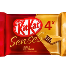 Батончик шоколадный KITKAT Senses Gold Edition Deluxe caramel, 116г, Россия, 116 г