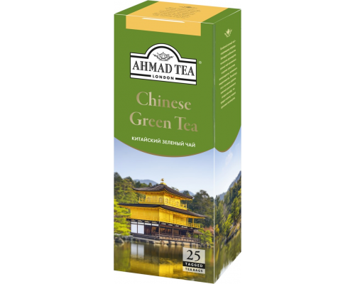 Чай зеленый AHMAD TEA Китайский, 25пак, Россия, 25 пак