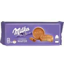 Вафли MILKA с начинкой с какао, в молочном шоколаде, 150г, Чехия, 150 г
