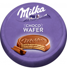 Вафли MILKA с начинкой с какао, покрытые молочным шоколадом, 30г, Чехия, 30 г