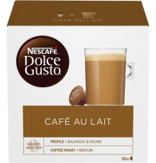 Кофе в капсулах NESCAFE Dolce Gusto Cafe Au Lait, 16кап, Германия, 16 кап