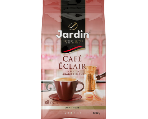Кофе зерновой JARDIN Cafe Eclair жареный, 1кг, Россия, 1000 г