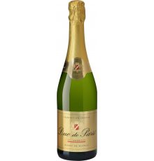 Вино игристое DUC DE PARIS белое полусладкое, 0.75л, Франция, 0.75 L