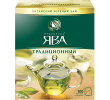 Чай зеленый ПРИНЦЕССА ЯВА Традиционный, 100пак, Россия, 100 пак
