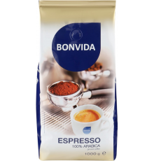 Кофе молотый BONVIDA натуральный жареный средняя обжарка, 1кг, Нидерланды, 1000 г