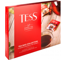 Набор чая и чайных напитков TESS Tea Bag Collection 12 видов, 60пак, Россия, 102 г