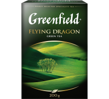 Чай зеленый GREENFIELD Flying Dragon листовой, 200г, Россия, 200 г