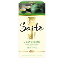 Чай зеленый SAITO Milky Oolong с ароматом молока, 25пак, Россия, 25 пак