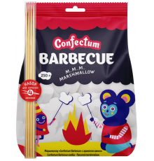 Маршмеллоу CONFECTUM Barbecue с ароматом ванили, 250г, Россия, 250 г