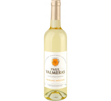 Вино PAUL VALMERAS ординарное белое полусладкое, 0.75л, Франция, 0.75 L