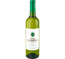 Вино PAUL VALMERAS ординарное белое сухое, 0.75л, Франция, 0.75 L