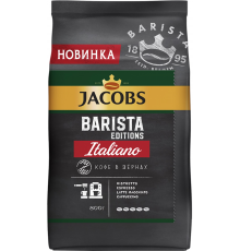 Кофе зерновой JACOBS Barista Editions Italiano натуральный жареный, 800г, Россия, 800 г