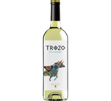 Вино ТРОЗО ординарное белое полусладкое, 0.75л, Испания, 0.75 L